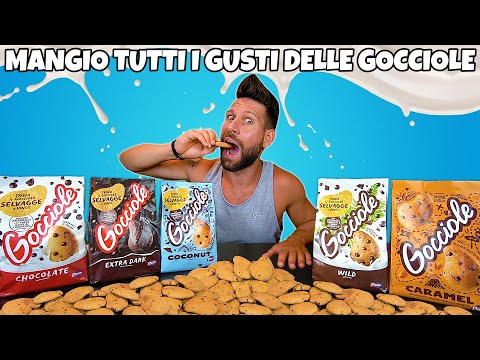 MANGIO TUTTI I GUSTI dei BISCOTTI GOCCIOLE (Con rinforzo di 2 LITRI di LATTE) - MAN VS FOOD