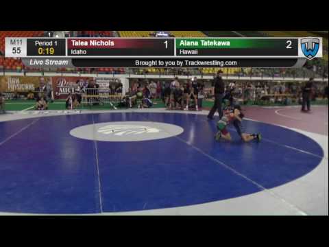 786 INTERM GIRL 55 56 Talea Nichols Idaho vs Alana Tatekawa Hawaii 8418422104