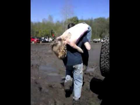 Mud wrestling