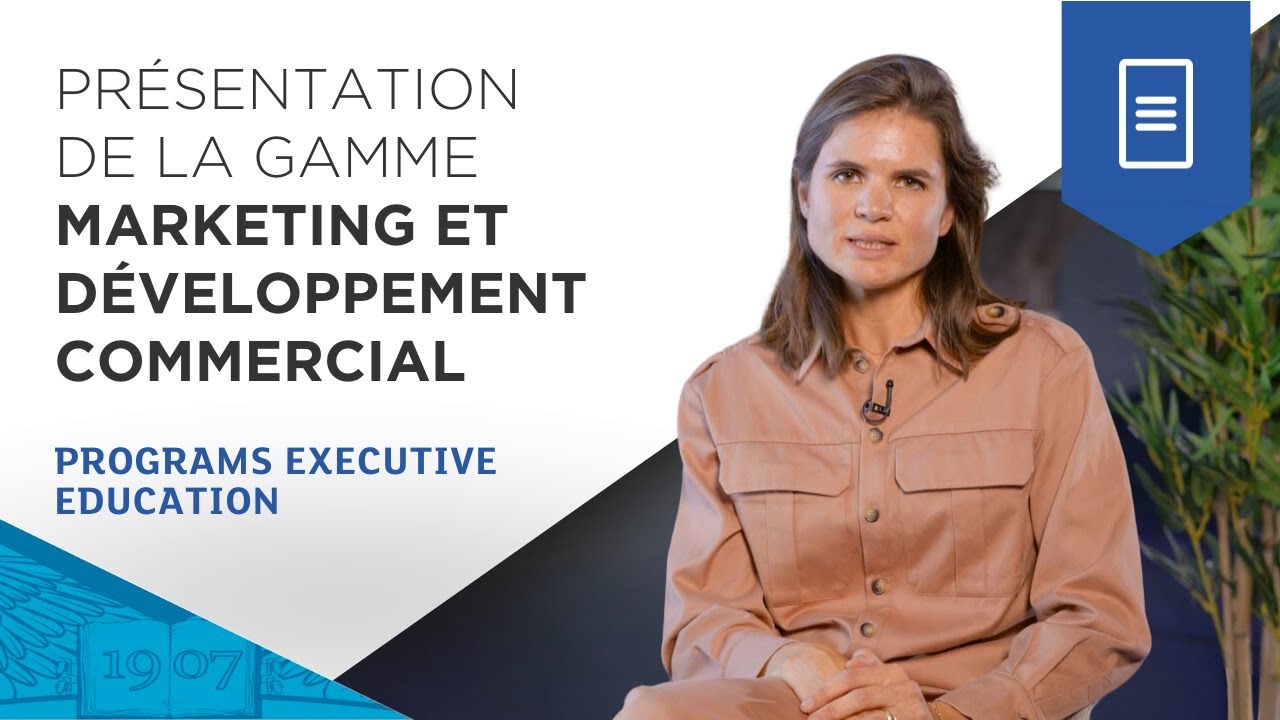 Découvrez la gamme "Marketing & développement Commercial"