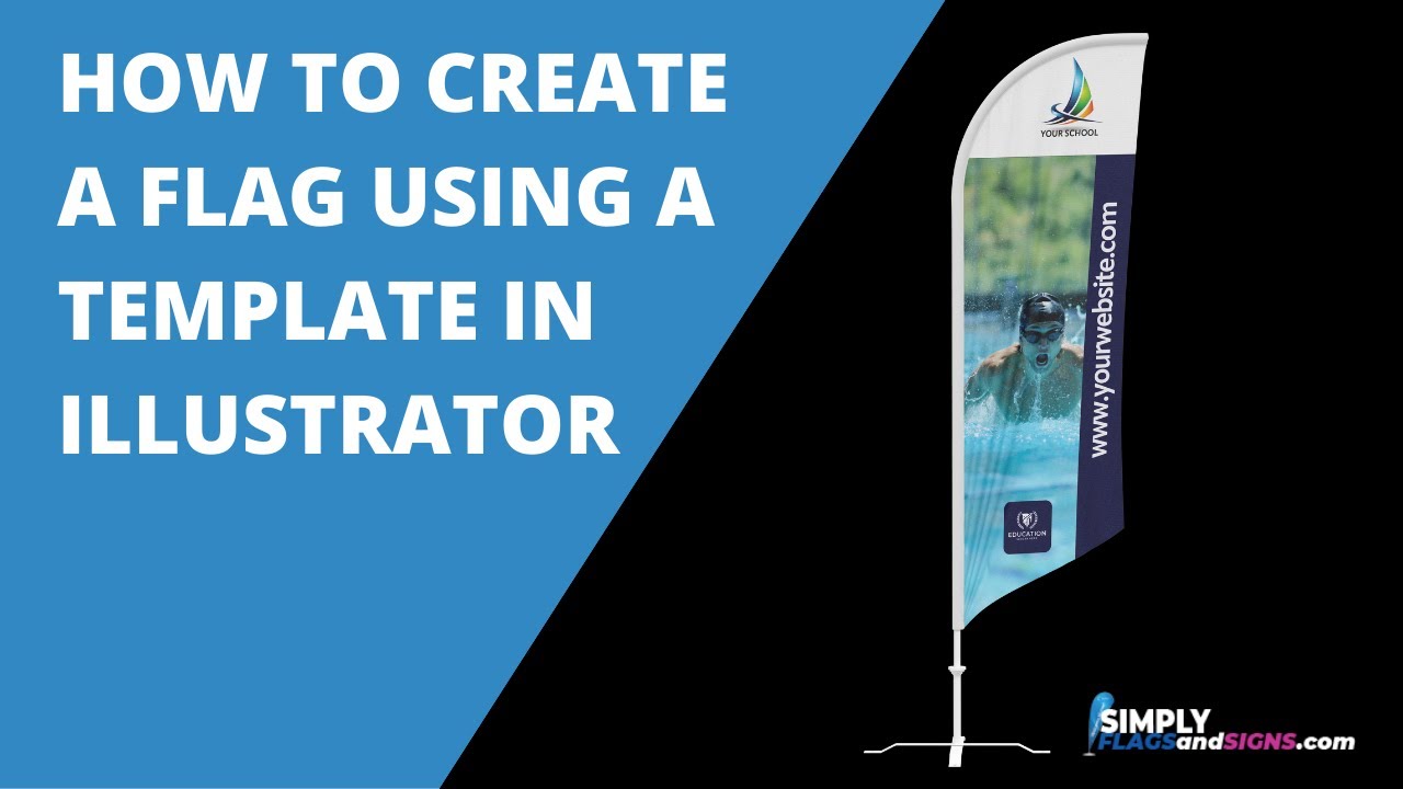 Feather Flag Template Tutorial