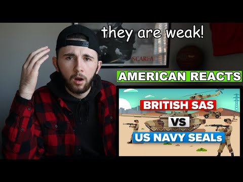 AMERICAN Reacts to British SAS Soldiers vs US Navy Seals - Military Training Comparison