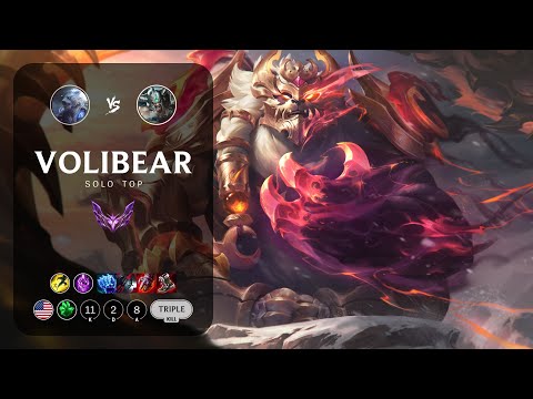 Volibear Top vs Tryndamere - NA Master Patch 13.13