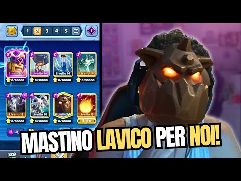 MASTINO LAVICO PER NOI! SCALATA IN TOP LADDER CON I BARBARI EVO! - CLASH ROYALE ITA