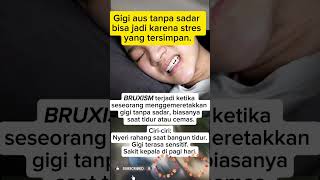 Download lagu Bruxism: Saat Stres Menghancurkan Gigi Tanpa Kamu Sadari. #shorts #youtubeshorts #trending #viral mp3