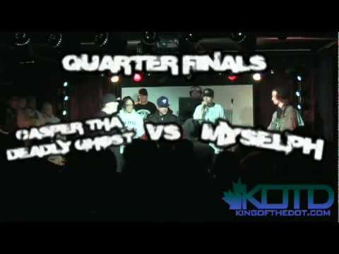 KOTD - Proud2BEhBattleMC 9 - Myselph vs Casper Tha Deadly Ghost (Quarter Finals)