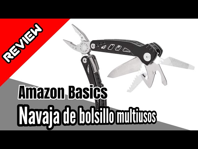 Vídeo relacionado con Amazon Basics Cuchillo plegable y duradero para uso general con cuerpo de aluminio, color rojo