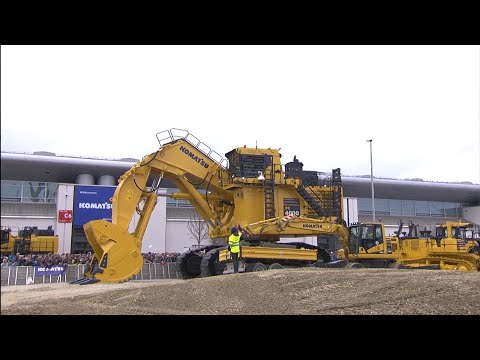 Komatsu bauma demoshow 2019