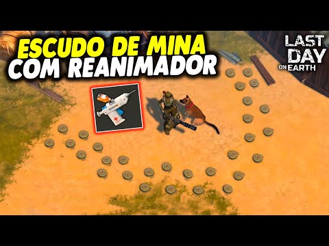 LOUCURA ESCUDO DE MINA COM REANIMADOR NA FAZENDA - Last Day On Earth
