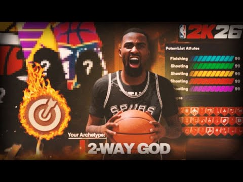 6’7 FADING POINT GOAT BROKE NBA 2K26! BEST POINT GUARD BUILD in 2K26! The BEST 2S BUILD 2K26