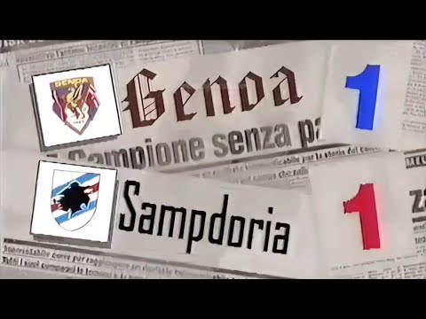 Genoa-Sampdoria 1:1, 1993/94 - Sports Sunday