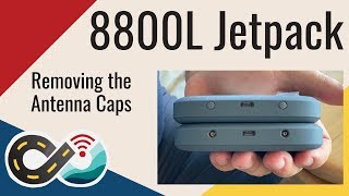 Removing the Antenna Caps from an 8800L Verizon Jetpack MiFi