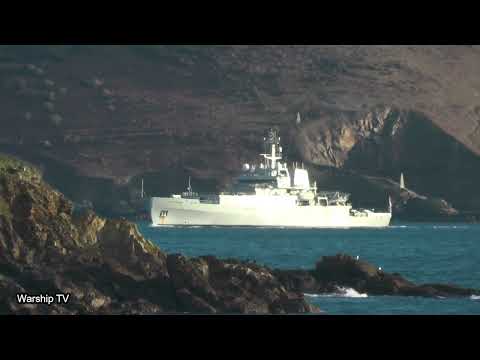 HMS ENTERPRISE H88 IN PLYMOUTH SOUND 17-12-22