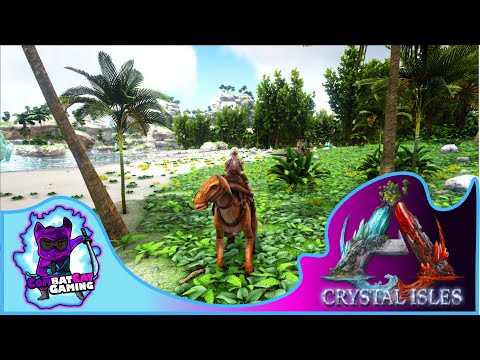 TAMING UP A IGUANADON AND THE LOST RAPTOR - ARK SURVIVAL CRYSTAL ISLES DLC [EP3]