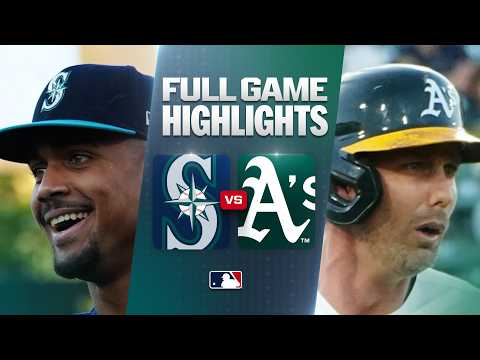 애슬레틱스 VS 시애틀 6:5 MLB 하이라이트