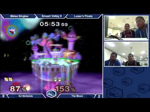 Smash Valley II Melee Singles Losers Finals - DJ Nintendo vs The Moon