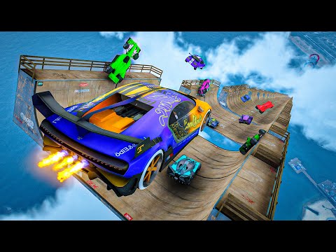 MEGA RAMP 850,000% IMPOSSIBLE! WITH VERY DIFFICULT CHALLENGES!! - GTA 5 ONLINE