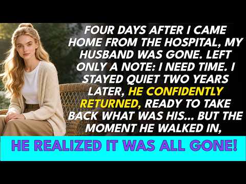 FOUR DAYS AFTER LEAVING THE HOSPITAL, MY HUSBAND VANISHED. TWO YEARS LATER, HE CAME BACK—DIDN'T E...