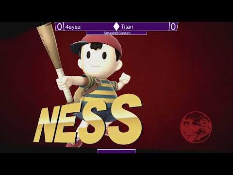 Smash@Sunken 32 Smash4 - Titan (Pikachu) vs 4eyez (Ness, Lucas) - SSB4 Losers Quarters