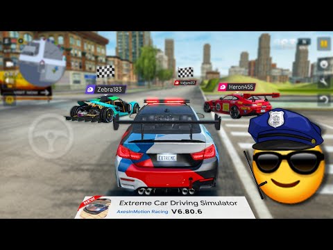 I Became a Police Officer In Multiplayer 🚔 Extreme Car Driving | New Update!