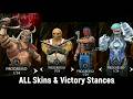 Mortal Kombat Mobile ALL Skins Comparation In Victory Poses MK Klassic Baraka Movie MK11 Shao Kah