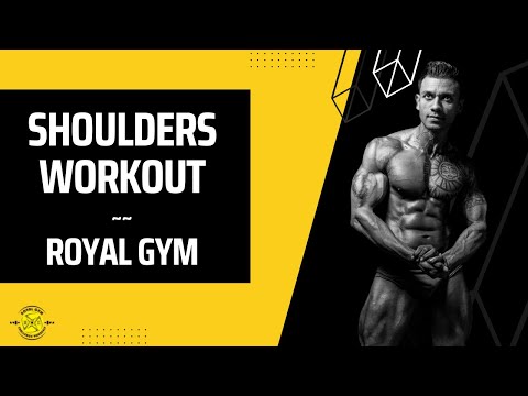 Train for muscular Shoulders at Royal Gym | Mr India Sumit Das