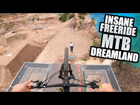 RIDING THIS INSANE FREERIDE MTB DREAMLAND - AUDI NINES FIRST HITS!