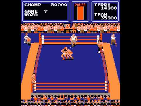 Arcade Game: The Big Pro Wrestling (1983 Technos Japan)