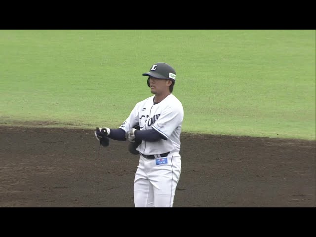 【ファーム】チーム2桁得点!! ライオンズ・蛭間拓哉 センターオーバーのタイムリー2ベースで突き放す!! 2025年5月16日 埼玉西武ライオンズ 対 横浜DeNAベイスターズ