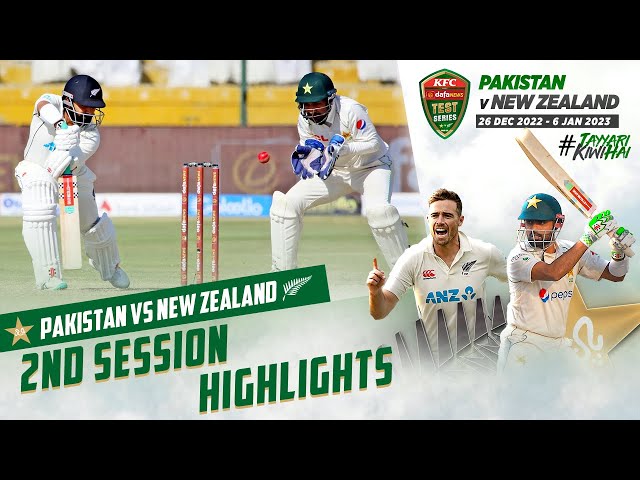 2nd Session Highlights | Pakistan vs New Zealand | 2nd Test Day 2 | PCB | MZ2L