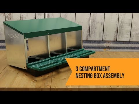 3 Compartment Nesting Box Assembly
