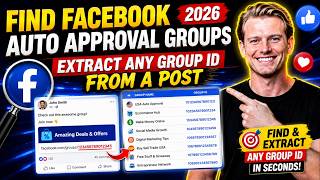 How to Find Facebook Auto Approval Groups 2026: Extract Any Group IDs 