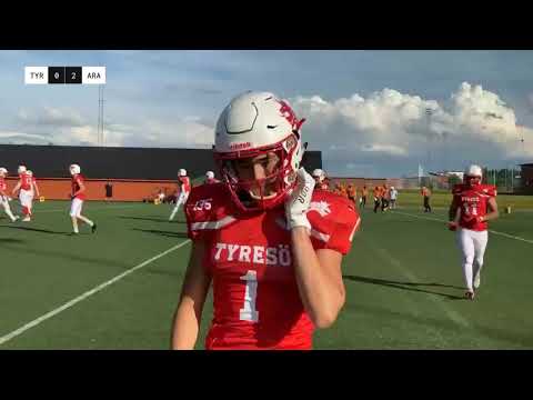 TRC U17 Match 1 - Tyresö Royal Crowns vs Arlanda Jets 2020-08-22 (30-0)