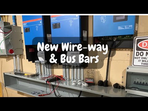 Solar Upgrade - New Wire-way & Victron Lynx Bus Bar System