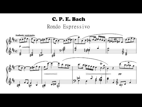 C. P. E. Bach - Rondo espressivo from Sonata in B minor H. 245