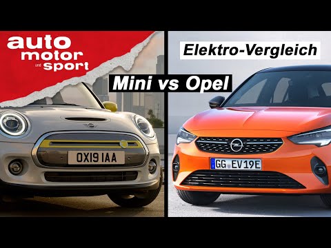 IAA 2019: Opel Corsa e vs. Mini Cooper SE - Welcher E-Zwerg ist besser? I auto motor und sport