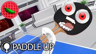 VR SPACE PING PONG ADVENTURES! -- Let's Play Paddle Up (Versus Multiplayer HTC Vive VR)