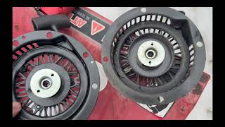 SNOWBLOWER RECOIL REPAIR THE EASIEST WAY DIY