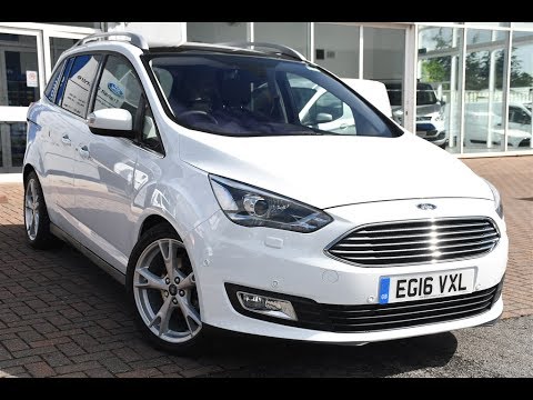 Used Ford Grand C-Max 2.0 TDCi Titanium X 5dr Frozen White 2016