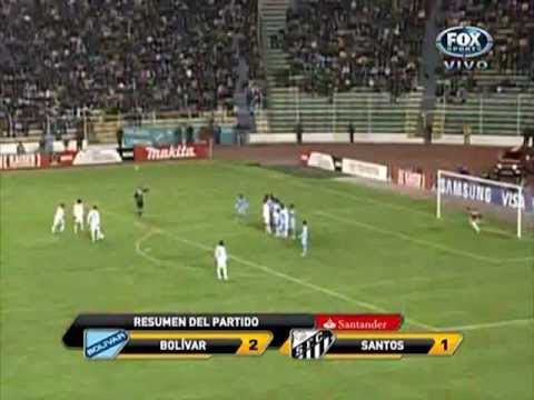 Bolívar (2) vs Santos (1) - Copa Libertadores 2012 (Octavos de Final)
