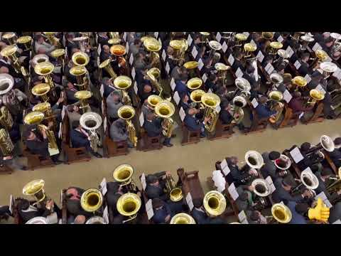 416-NO CALVÁRIO DA DOR-ENSAIO BRÁS 30/07/23 O HINO QUE FAZ BEM PARA ALMA 1700 MÚSICOS