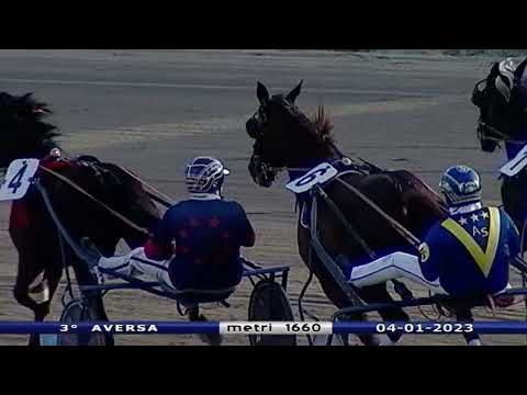 Aversa trotto 4 Gennaio 2023 - 3° Corsa