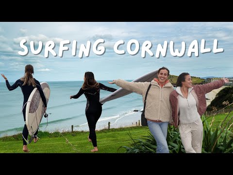 THERE'S SURF IN ENGLAND?! a stormy Cornwall vlog ⛈