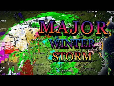 BLIZZARD Conditions With FEET of Snow Expected