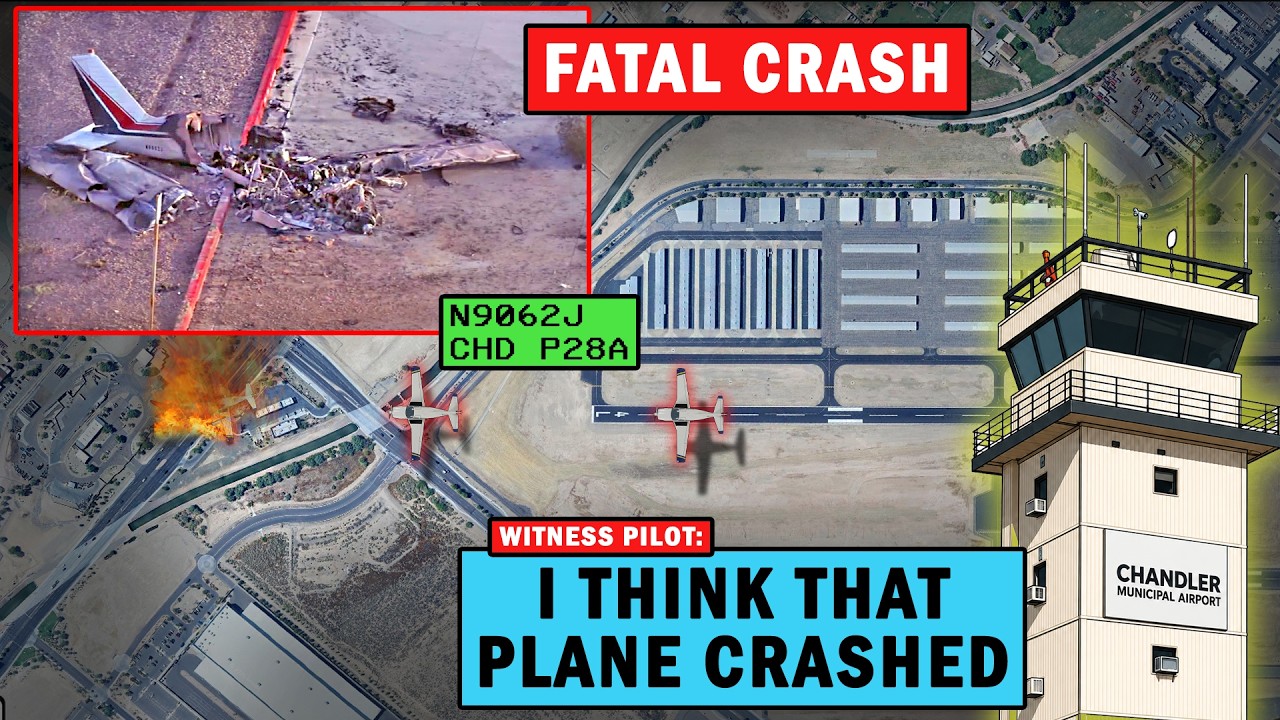 Plane N9062J Crash After Takeoff | Footage Captured the Fall