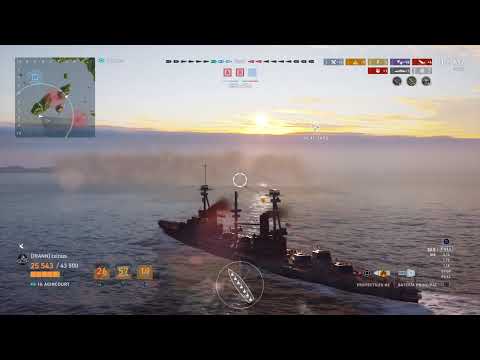 AGINCOURT 6 KILLS 115K DMG  World of Warships: Legends