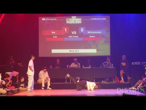 Sak vs Manny Ssuave // 1v1 16 ans + // Top 16 // Le Championnat Breaking Québec