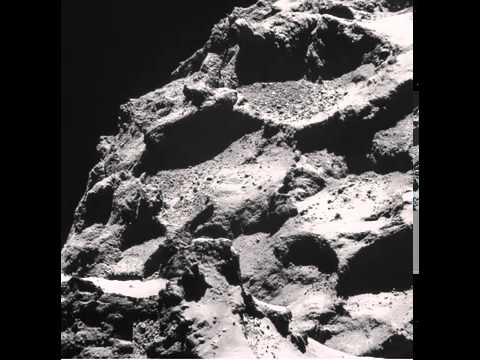 Der singende Komet: Die ESA-Raumsonde Rosetta hat melodische Geräusche von Komet 67P abgefangen
