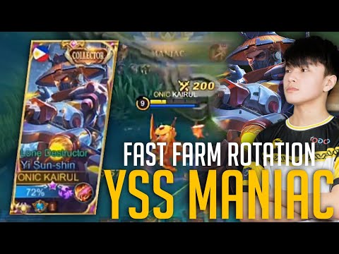 YSS Fast Farm Rotation with MANIAC | YSS Gameplay by Kairi