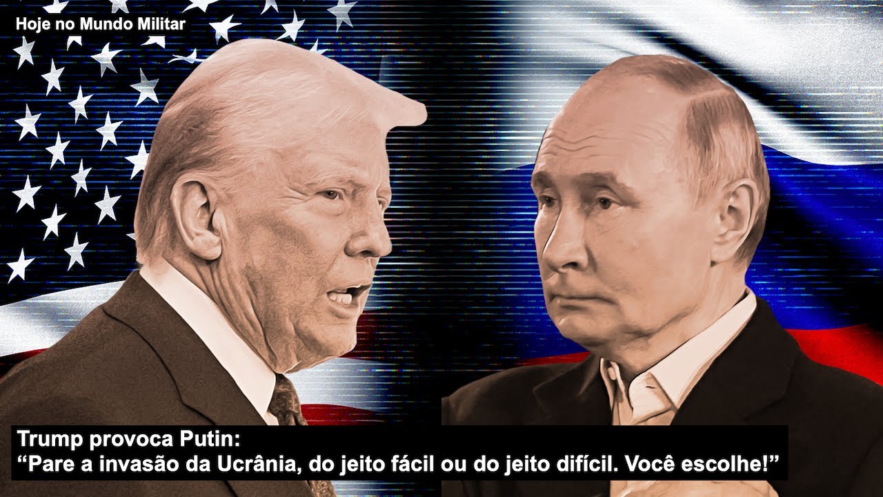 Trump provoca Putin: “Pare a invasão da Ucrânia, do jeito fácil ou do jeito difícil. Você escolhe!”